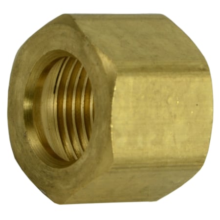 Midwest Fastener 3/8" Brass Compression Nuts 8PK 35685